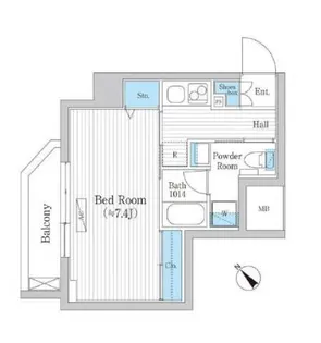 アーバンプレミア池尻大橋【3階】の間取り