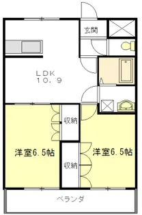 ラピュタ弐番館【2階】の間取り