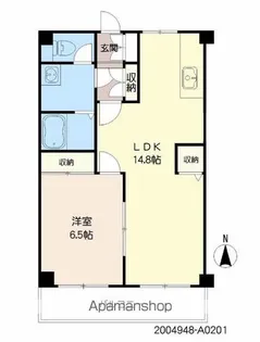 シティ蔵上【2階】の間取り