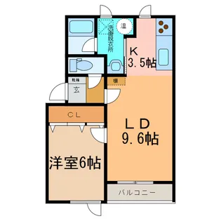 ALPHAII【3階】の間取り