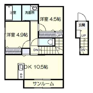 ファレノプシス【2階】の間取り