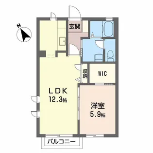 パルモ【2階】の間取り