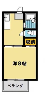 ファンタジーハイツ【1階】の間取り