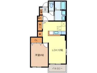 クレアII・III【1階】の間取り