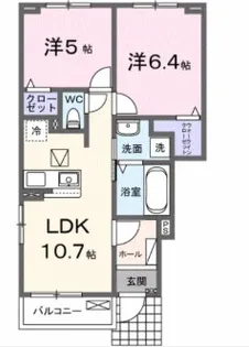 サンセールIX【1階】の間取り