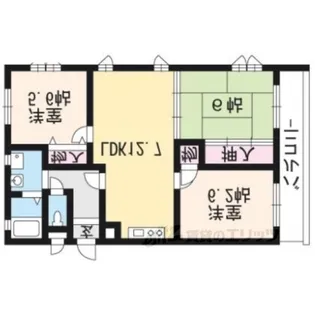 ソレア松ヶ崎【2階】の間取り