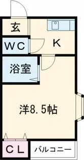 フィルK【1階】の間取り