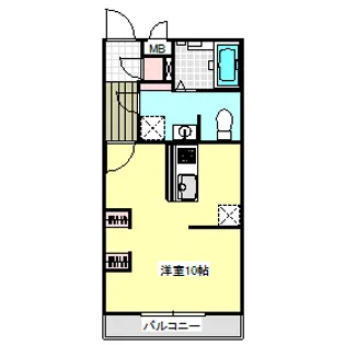 reve中島【2階】の間取り