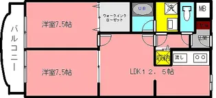 シークシャトレ【2階】の間取り