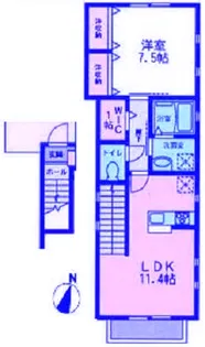 サンパティーク梶ヶ谷II【2階】の間取り