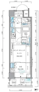 パークアクシス品川シーサイド【2階】の間取り