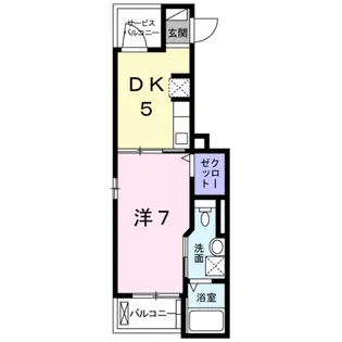 ジョイ・ノーブル【1階】の間取り
