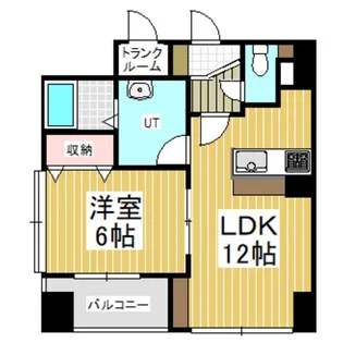 グランドール若草【9階】の間取り