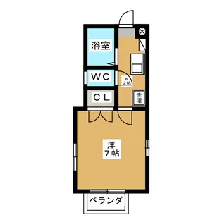 グロリアス・ヒル【1階】の間取り