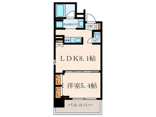 プレサンス昭和通ESRISE【11階】の間取り
