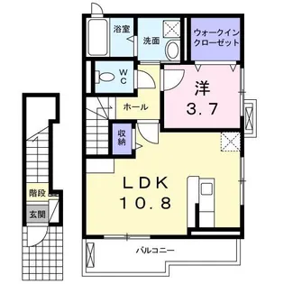 ボニート鎌倉【2階】の間取り