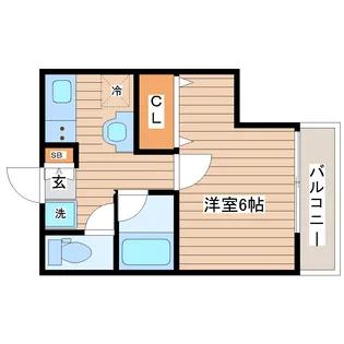 SKY TERRACE MARUSHO【2階】の間取り