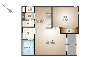 REGALEST 牛田本町【1階】の間取り