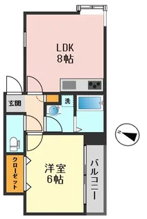 メゾンドシマ【3階】の間取り