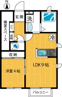 クロリ【1階】の間取り