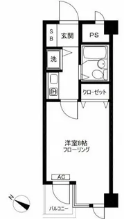 PRESTIGE GAKUGEIDAI【2階】の間取り