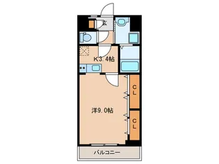 JCE南森町【2階】の間取り