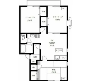 クレストラメール【1階】の間取り