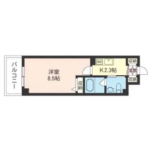 フロレスタ日吉【2階】の間取り
