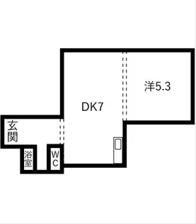 琴似ドムール【2階】の間取り