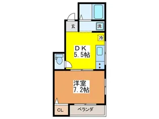 レジオンドヌール【3階】の間取り
