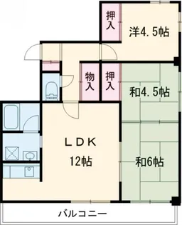 フジマンション第1【2階】の間取り