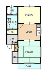 吉岡ハイツ【3階】の間取り