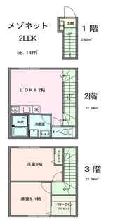 Cosmo Villa Nerima【3階】の間取り