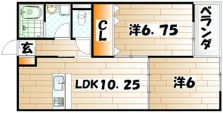 R’s Residence愛宕【1階】の間取り