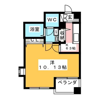 リバーサイド平井【2階】の間取り