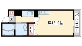 ライフタウンIII【6階】の間取り