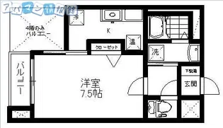 ヴィルフランシュ古町【9階】の間取り