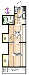 ハイツイトウ【1階】の間取り