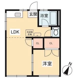 ライトハウスC棟【1階】の間取り