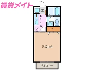 サン・friends芳ヶ崎 B棟【2階】の間取り