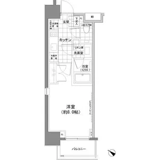 パークハビオ人形町【5階】の間取り