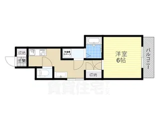 三熊ハイツ渚2号【2階】の間取り