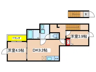 Cape fort【2階】の間取り