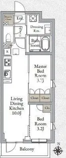LiveCasa千鳥町【1階】の間取り