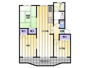 マンション名倉【2階】の間取り