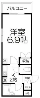 フォーラム登戸【4階】の間取り