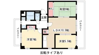 ベルデ森孝【3階】の間取り