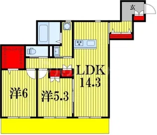 KASHIWA PLACE【2階】の間取り