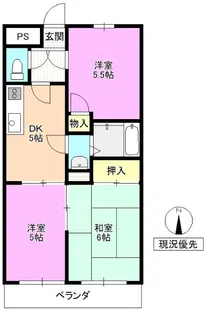 小林マンション【2階】の間取り