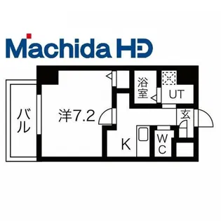 北花田町エヌエム・キャトフ・ヴァン・ヌフ【1階】の間取り